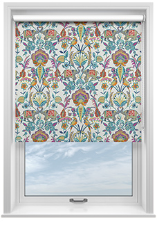 Bangalore, Azure Glow - Twist&Fit Roller Blind